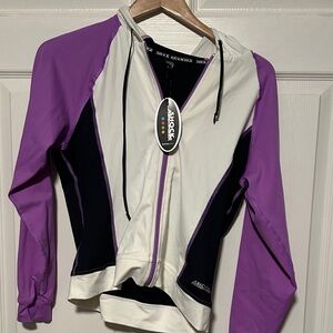 Shock Absorber Women's Purple and White  running jacket new M